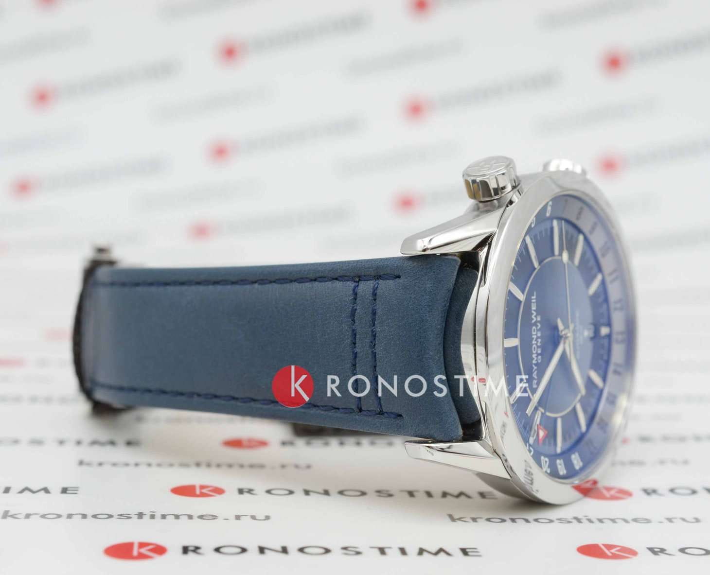 Raymond Weil Raymond Weil Freelancer 2761-STC-50001 мужские часы синий циферблат на запястье