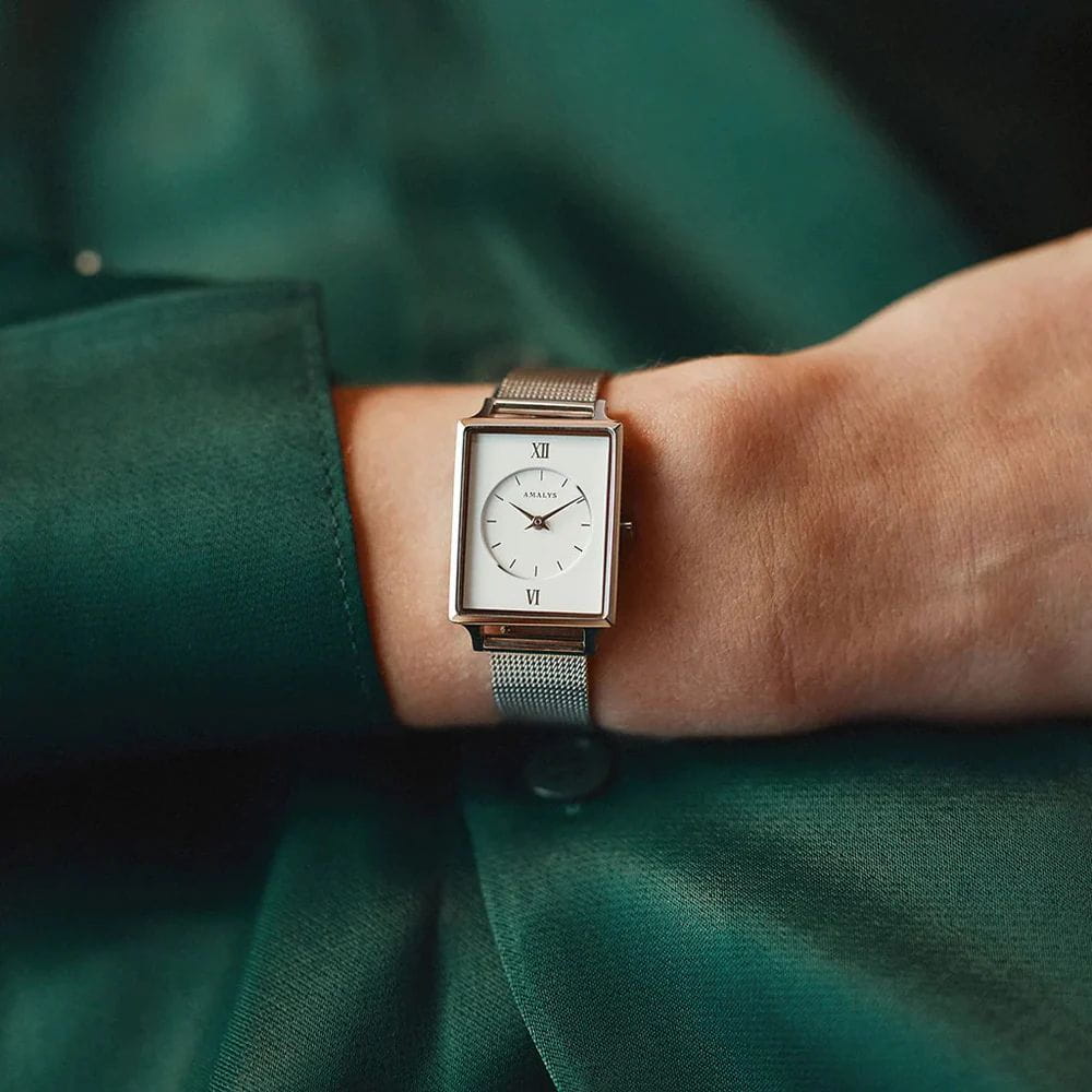 Оригинальные часы Amalys Amalys Hepburn AMW-046 кварцевые калибр механизма  общий вид