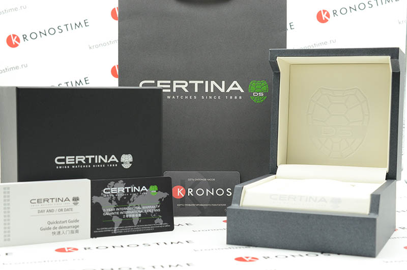 Certina Certina DS First C014.410.17.051.00 DS First — детали корпуса и каучук