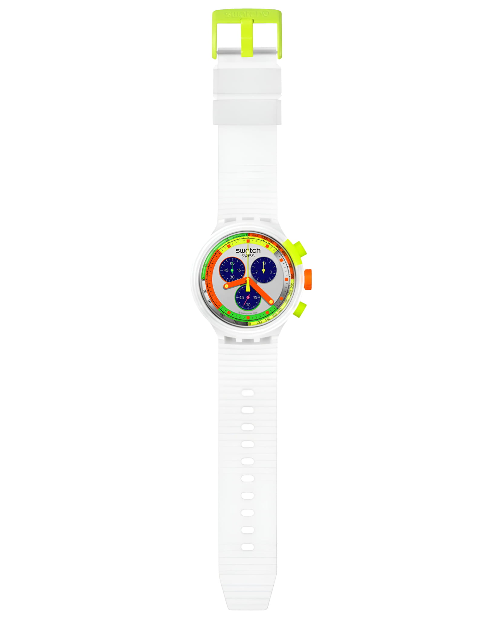 Swatch Swatch Big Bold Chrono SB02K100, big bold швейцария мужские часы на браслете силикон боковой вид
