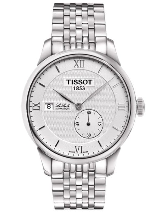 Tissot Tissot Le Locle Automatic Petite Seconde T006.428.11.038.00 Le Locle Automatic T0064281103800 механические мужские часы белый циферблат, браслет нержавеющая сталь — вид спереди