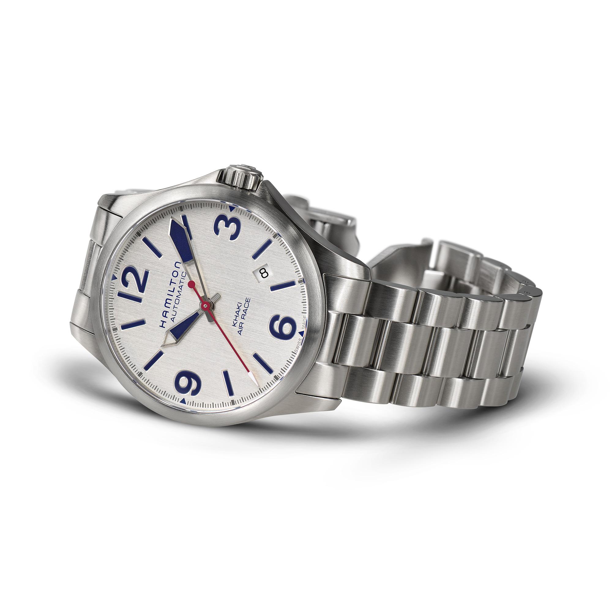 Hamilton Hamilton Khaki Aviation Air Race Auto H76225151 , наручные мужские часы фото под углом