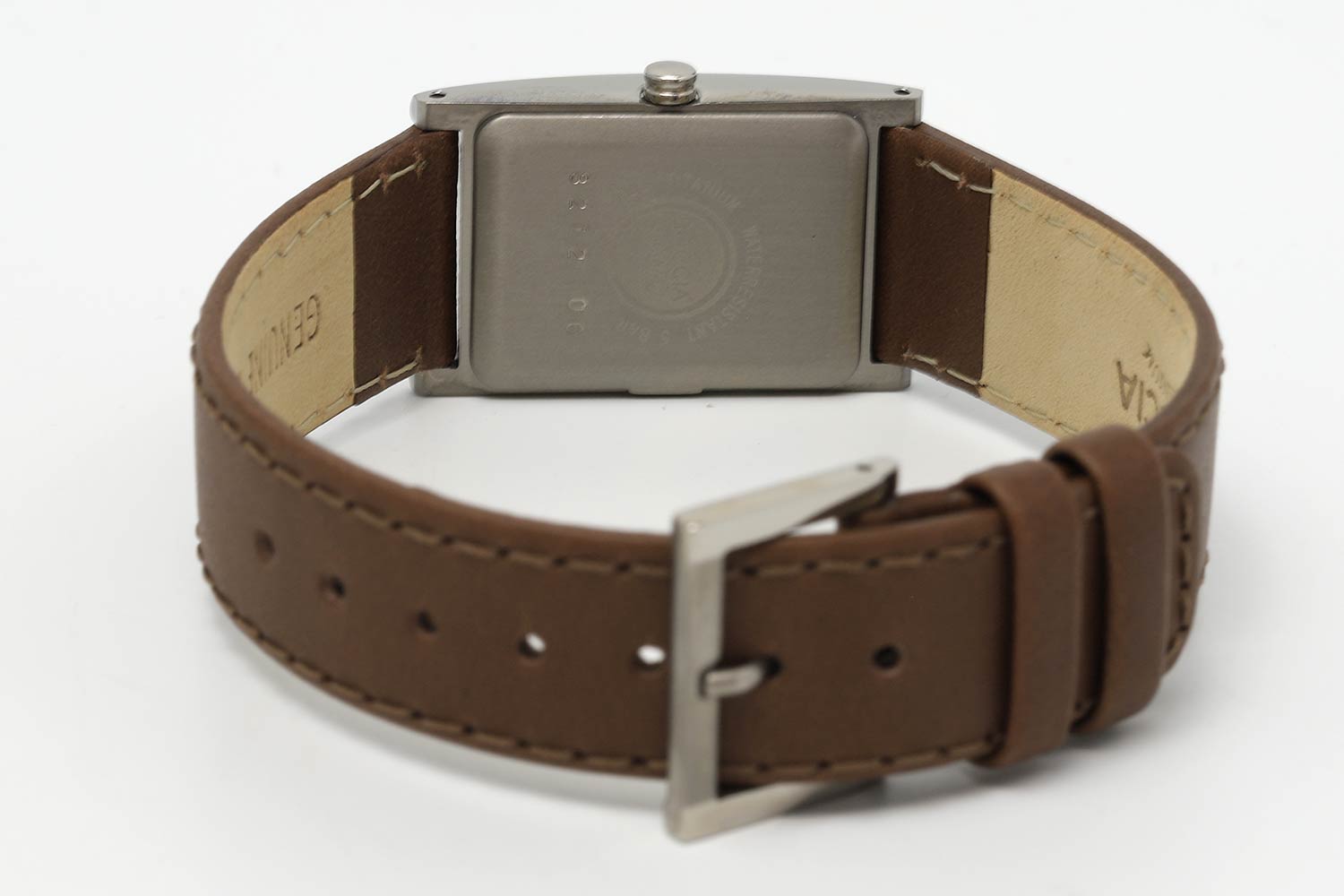 Boccia Titanium Boccia Rectangular Titanium 3212-06 женские часы белый циферблат на запястье