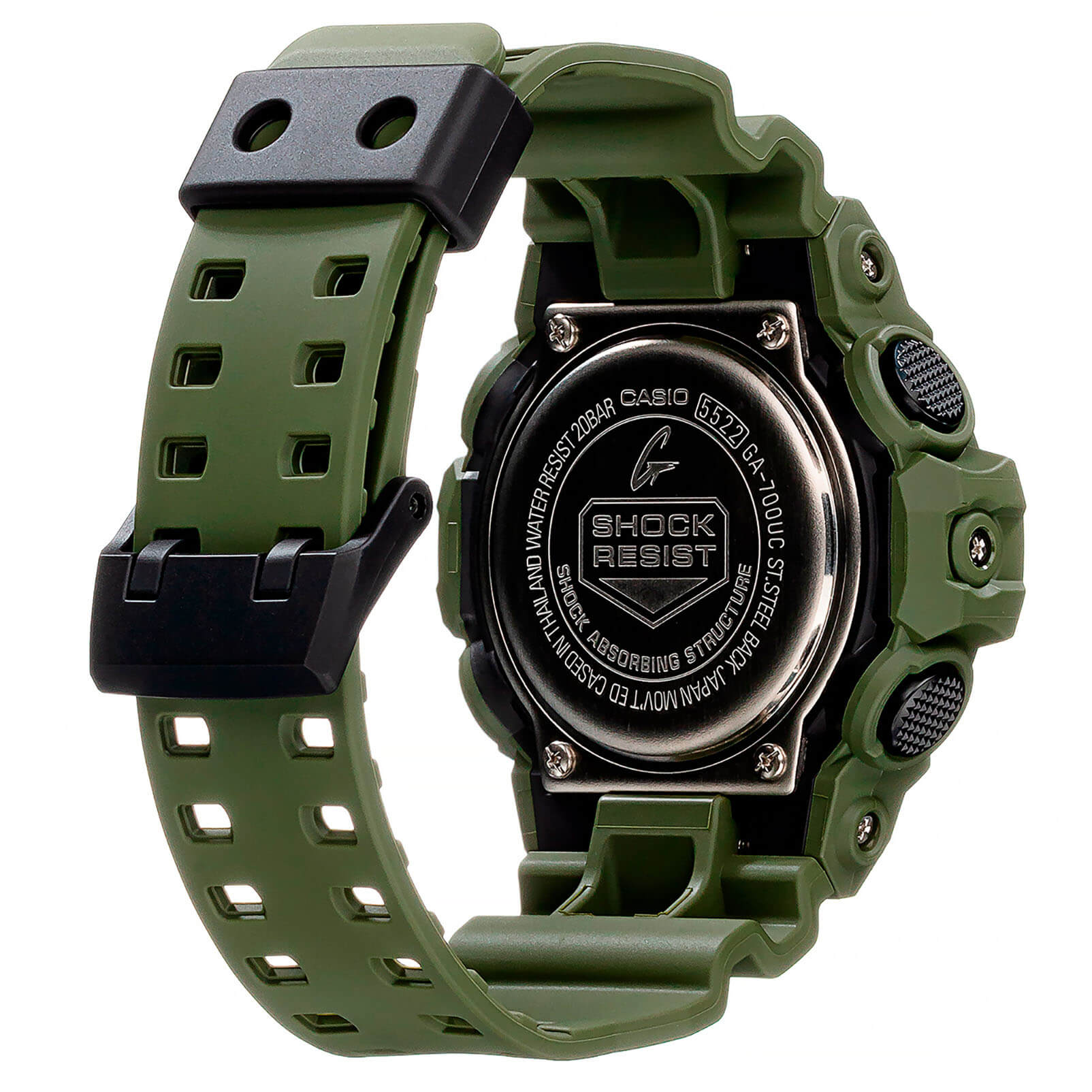 Casio Casio G-Shock GA-700UC-3A, g-shock япония мужские часы на браслете пластик боковой вид