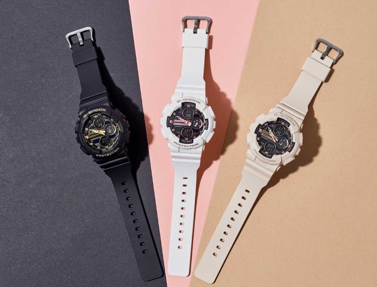 Casio Casio G-Shock GMA-S140M-1ADR (GMA-S140M-1A) — полный набор фото женские часы япония