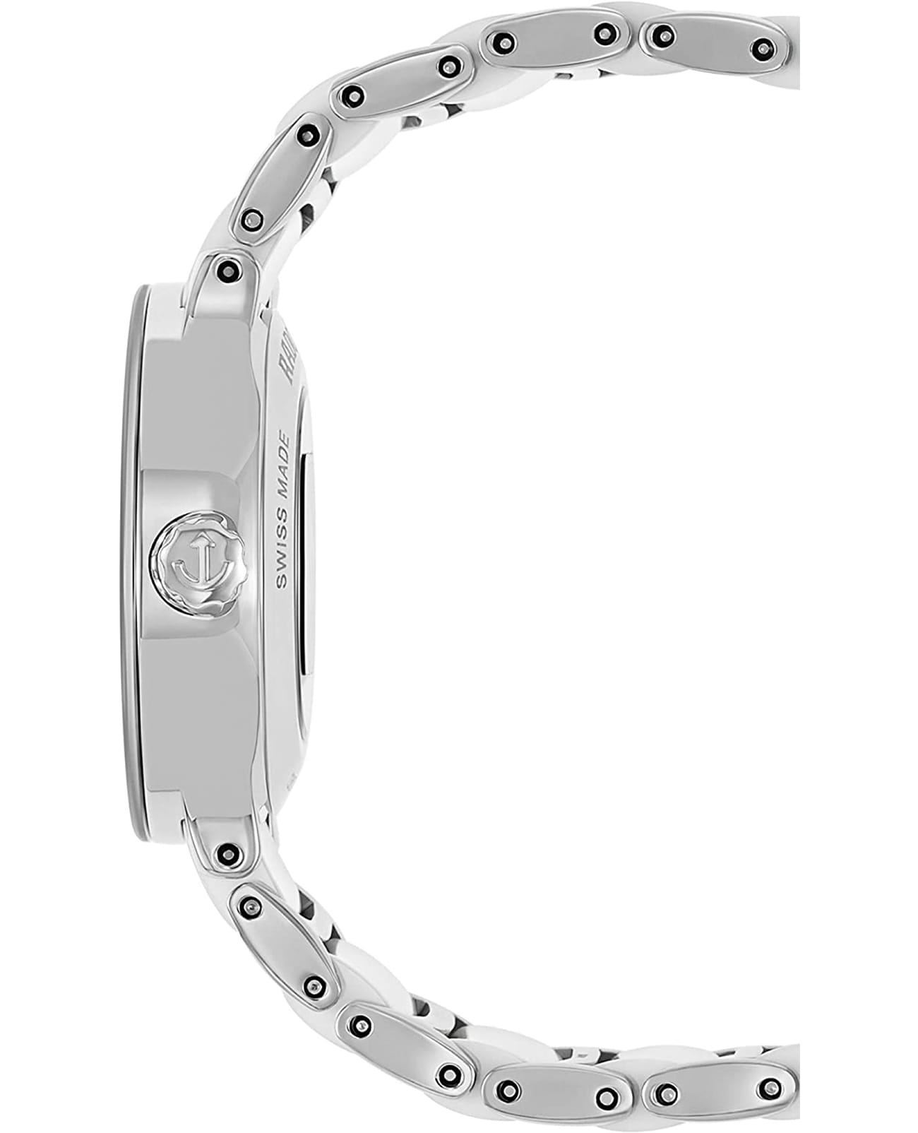 Rado Rado Centrix Automatic Diamonds R30027712, centrix швейцария женские часы на браслете сталь + керамические вставки боковой вид