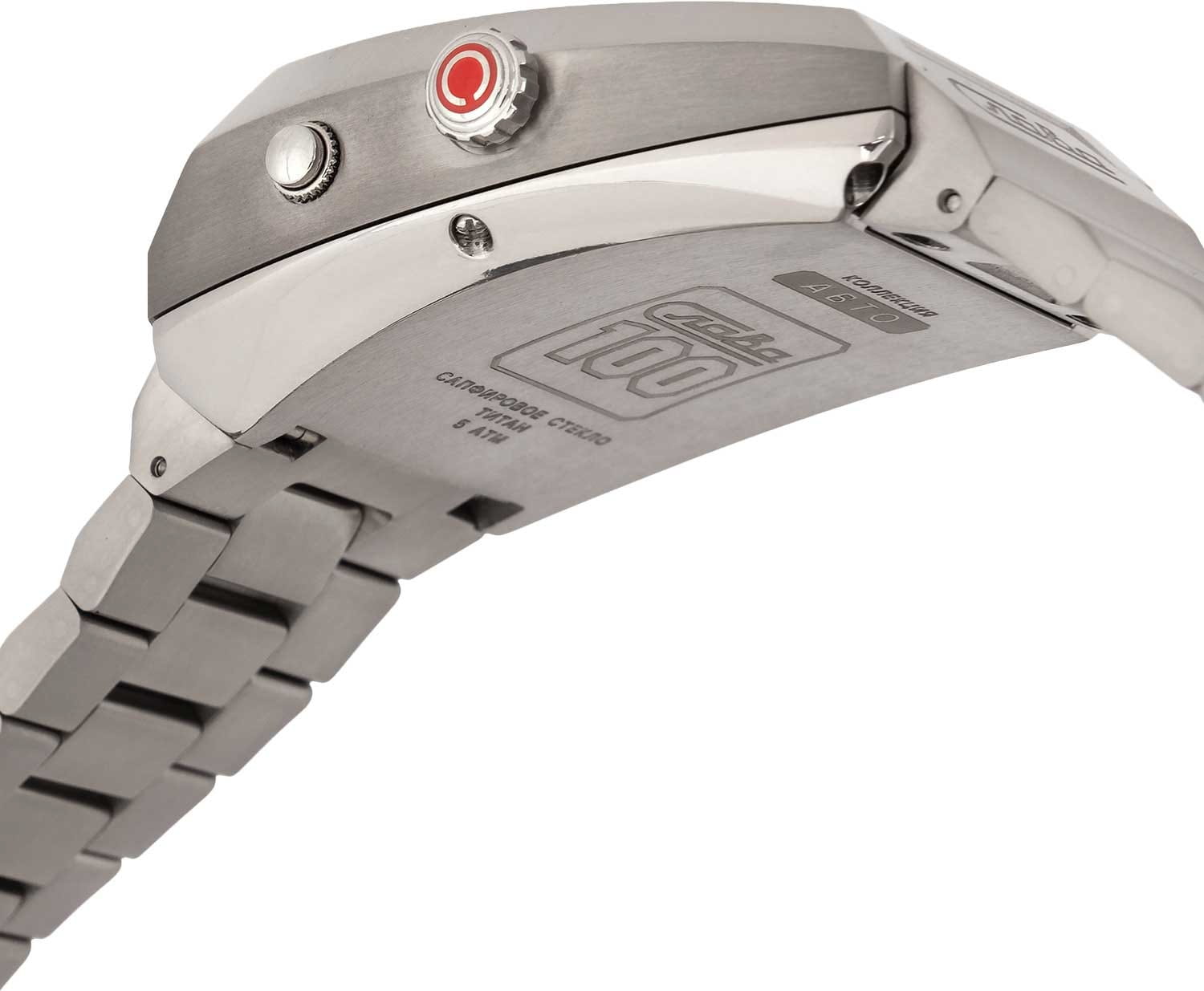 Слава Слава Погоня 9000737/100-GL32 кварцевые мужские часы часы крупный план черный циферблата