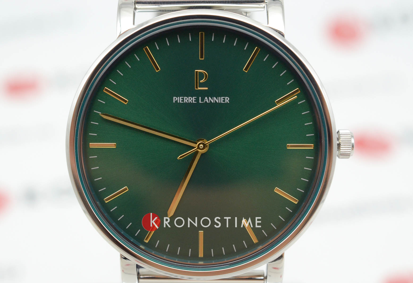 Pierre Lannier Pierre Lannier Echo 386C171,  франция мужские часы на браслете нержавеющая сталь боковой вид