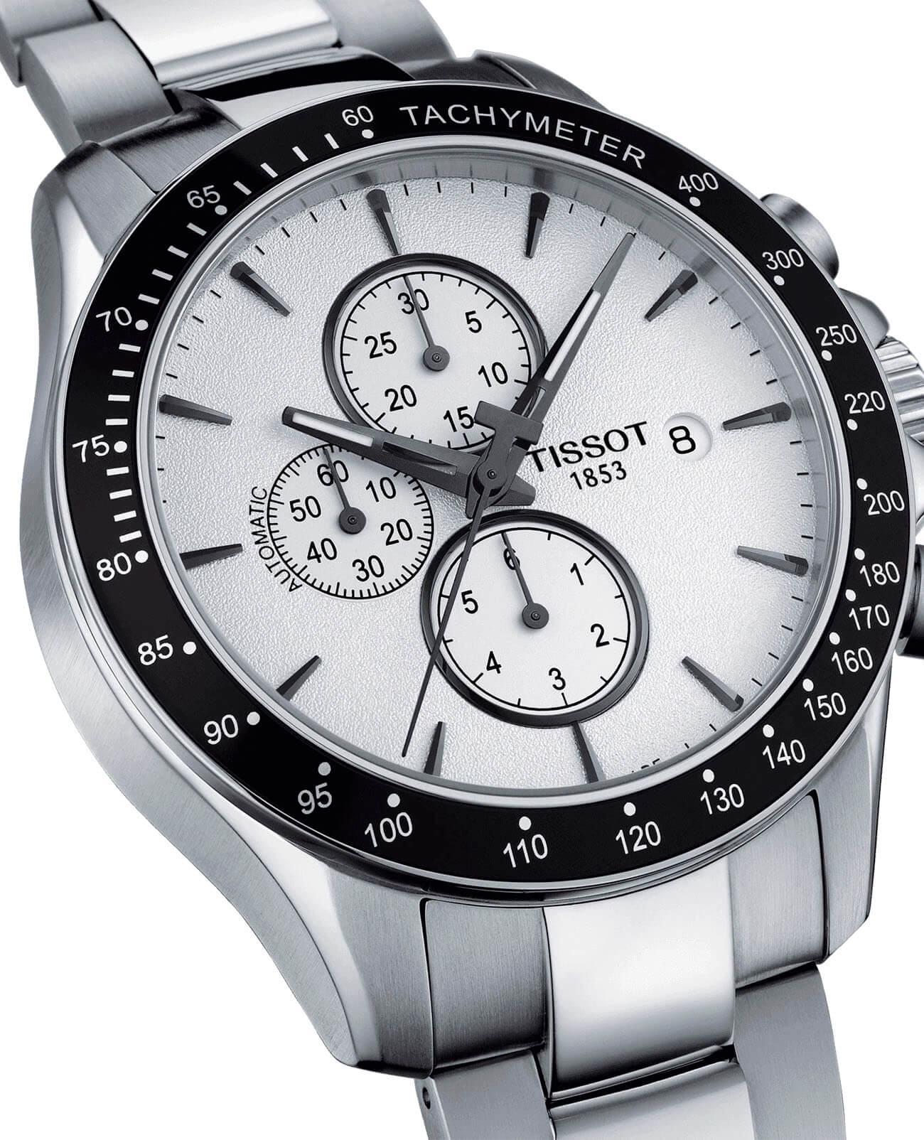 Оригинальные часы Tissot Tissot V8 Automatic Chronograph T106.427.11.031.00 механические калибр механизма c01.211 общий вид