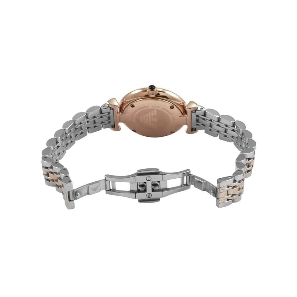 Emporio Armani Emporio Armani Gianni T-Bar AR1725 женские часы серый циферблат на запястье