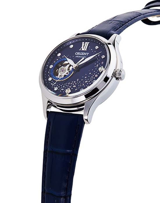 Orient Orient Fashionable Automatic RA-AG0018L (RN-AG0018L) механические женские часы часы крупный план синий циферблата