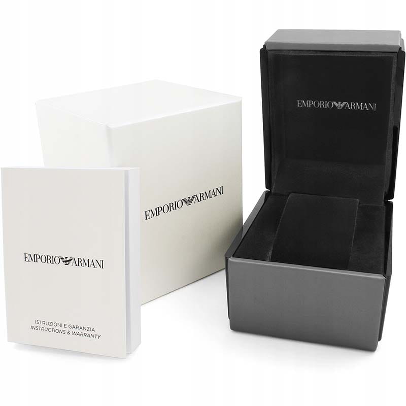 Emporio Armani Emporio Armani Aviator AR60024 мужские часы синий циферблат на запястье