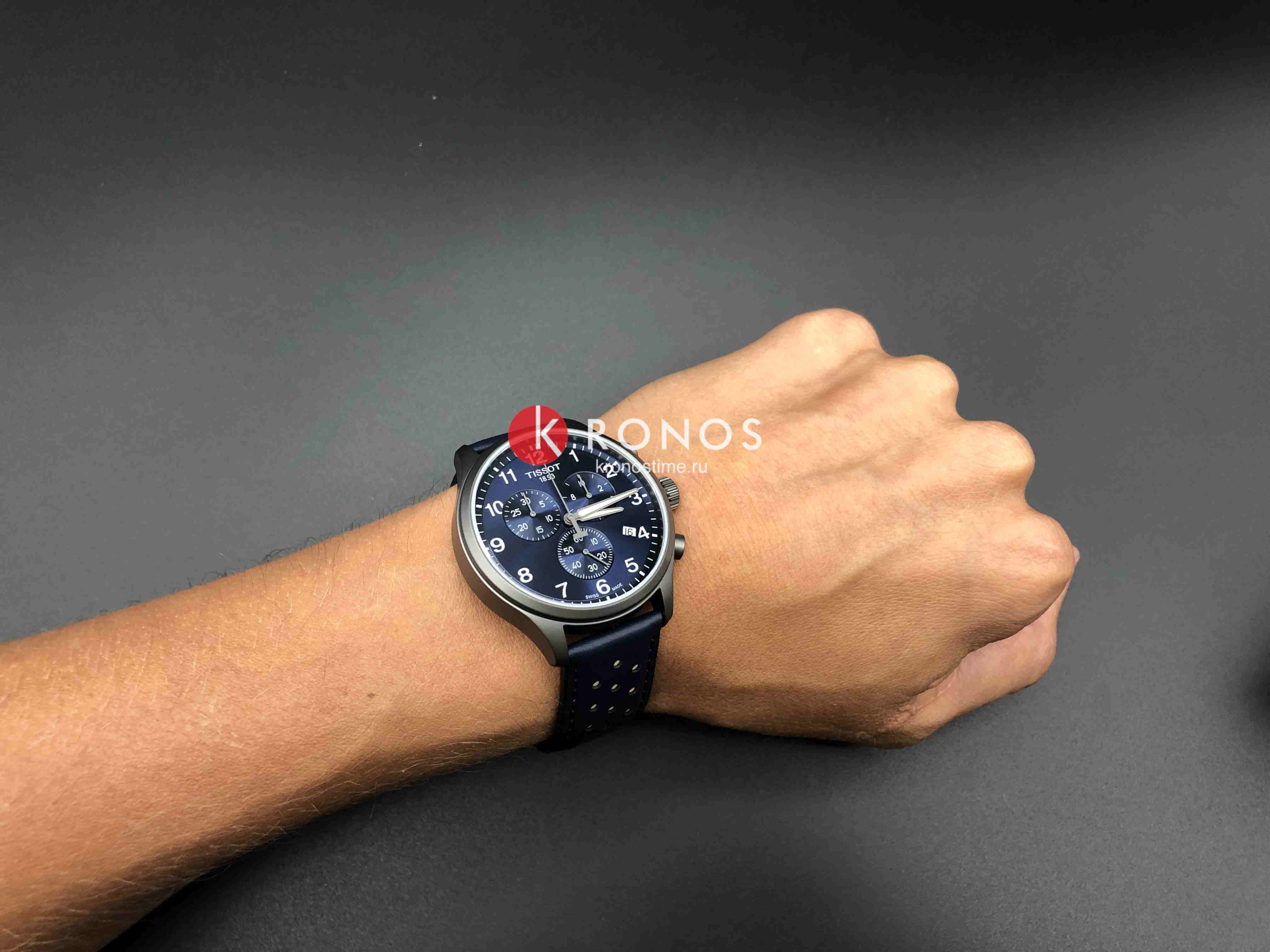 Tissot Tissot Chrono XL Russia Special Edition 2019 T116.617.36.047.02 Chrono XL — детали корпуса и кожаный