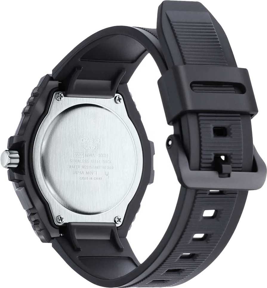 Оригинальные часы Casio Casio Collection Standard MWA-100H-1A кварцевые калибр механизма  общий вид