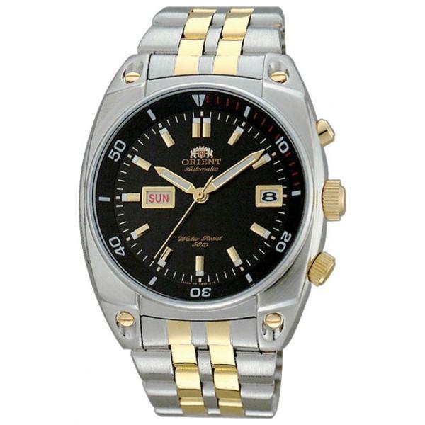 Orient Orient EM60004B (FEM60004B)  FEM60004B  мужские часы  циферблат, браслет  — вид спереди