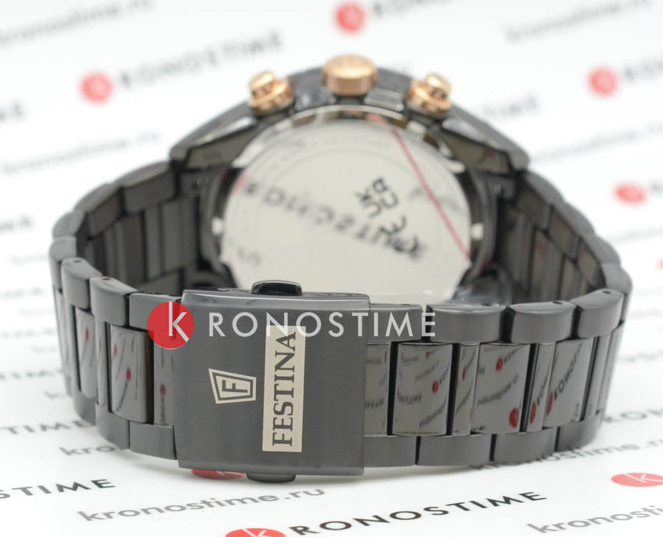 Festina Festina Ceramic F20577/1 мужские часы черный циферблат на запястье