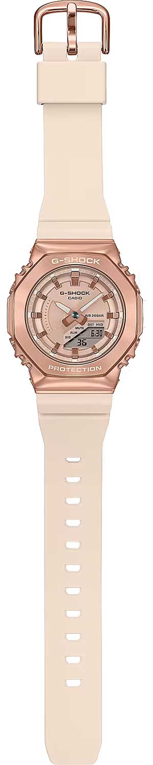 Оригинальные часы Casio Casio G-Shock GM-S2100PG-4ADR (GM-S2100PG-4A) электронные калибр механизма  общий вид