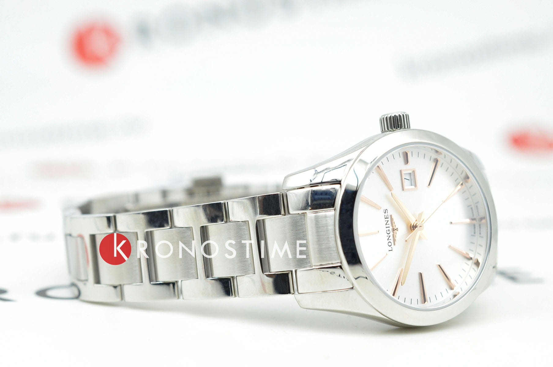 Longines Longines Conquest Classic L2.286.4.72.6 женские часы серебристый циферблат на запястье