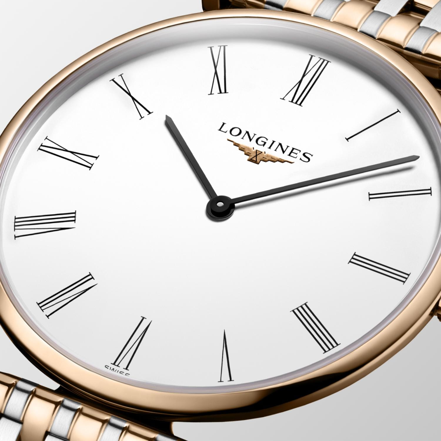 Longines Longines La Grande Classique L4.755.1.91.7, la grande classique швейцария женские часы на браслете нержавеющая сталь с pvd-покрытием боковой вид