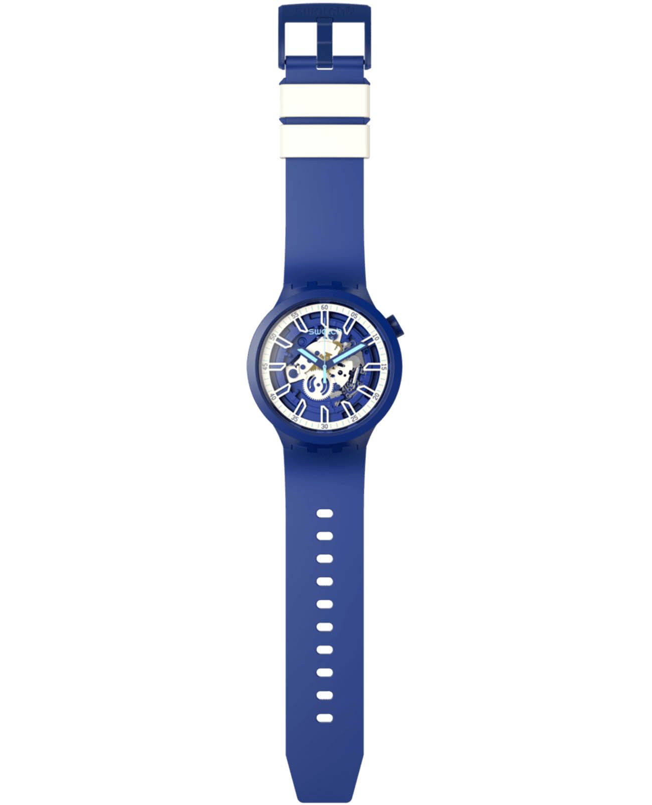 Swatch SB01N102 мужские часы застежка крупным планом