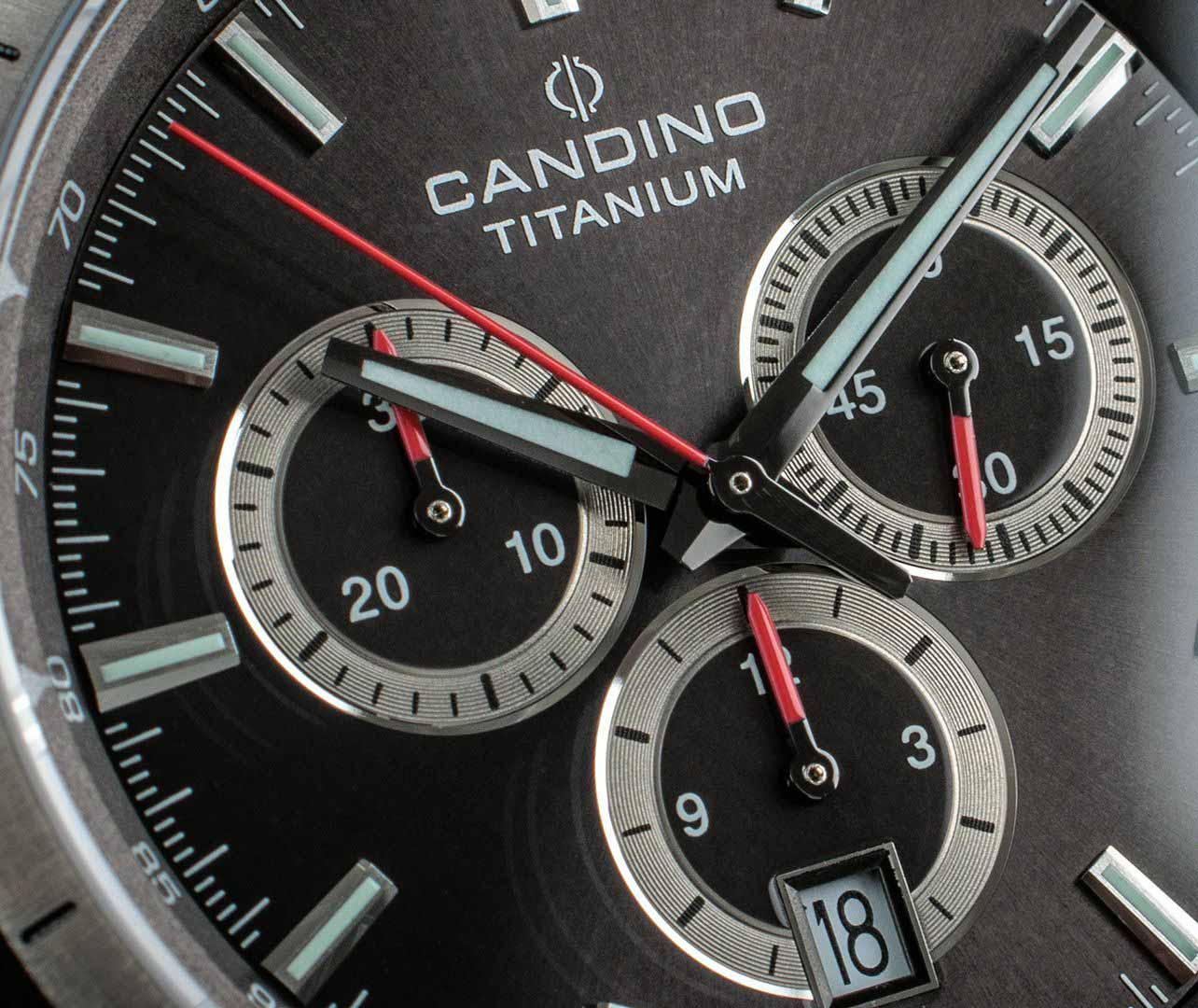 Candino C4603/D мужские часы застежка крупным планом