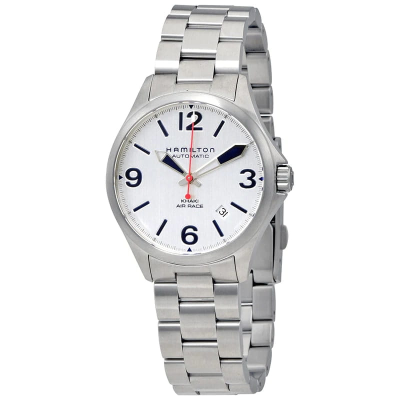 Hamilton Hamilton Khaki Aviation Air Race Auto H76225151, khaki aviation швейцария мужские часы на браслете нержавеющая сталь боковой вид