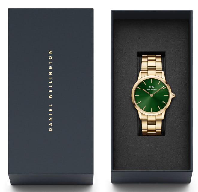 Daniel Wellington Daniel Wellington Iconic Link Emerald DW00100553  - задняя крышка сталь металл корпуса, швеция часы