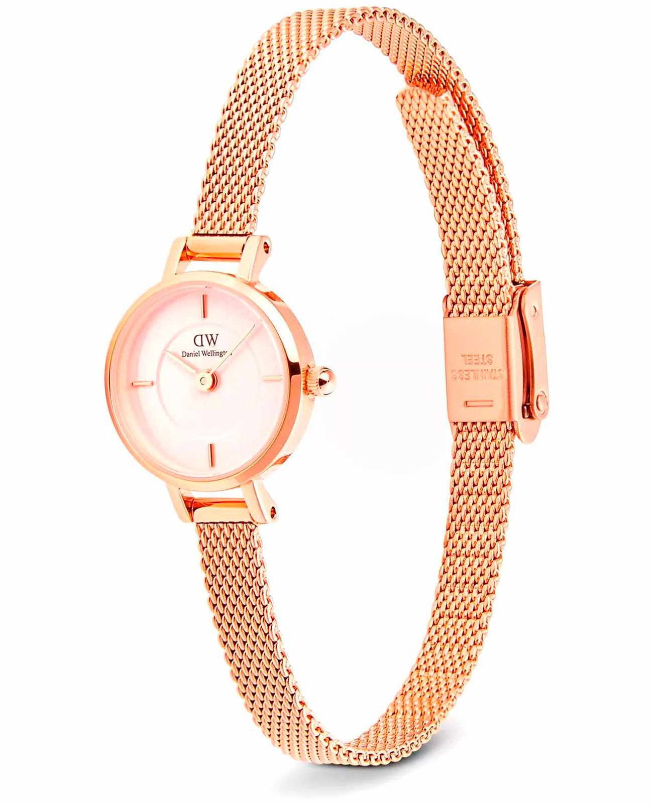 Daniel Wellington Daniel Wellington Petite Mini Champagne Melrose DW00100743, petite швеция женские часы на браслете нержавеющая сталь с pvd-покрытием боковой вид