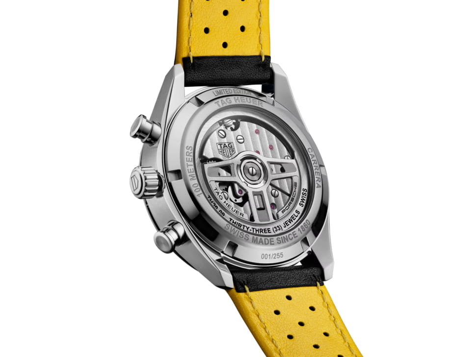 TAG Heuer TAG Heuer Carrera Chronograph Tourbillon x Porsche Panamericana CBS5012.FC6571 , наручные мужские часы фото под углом