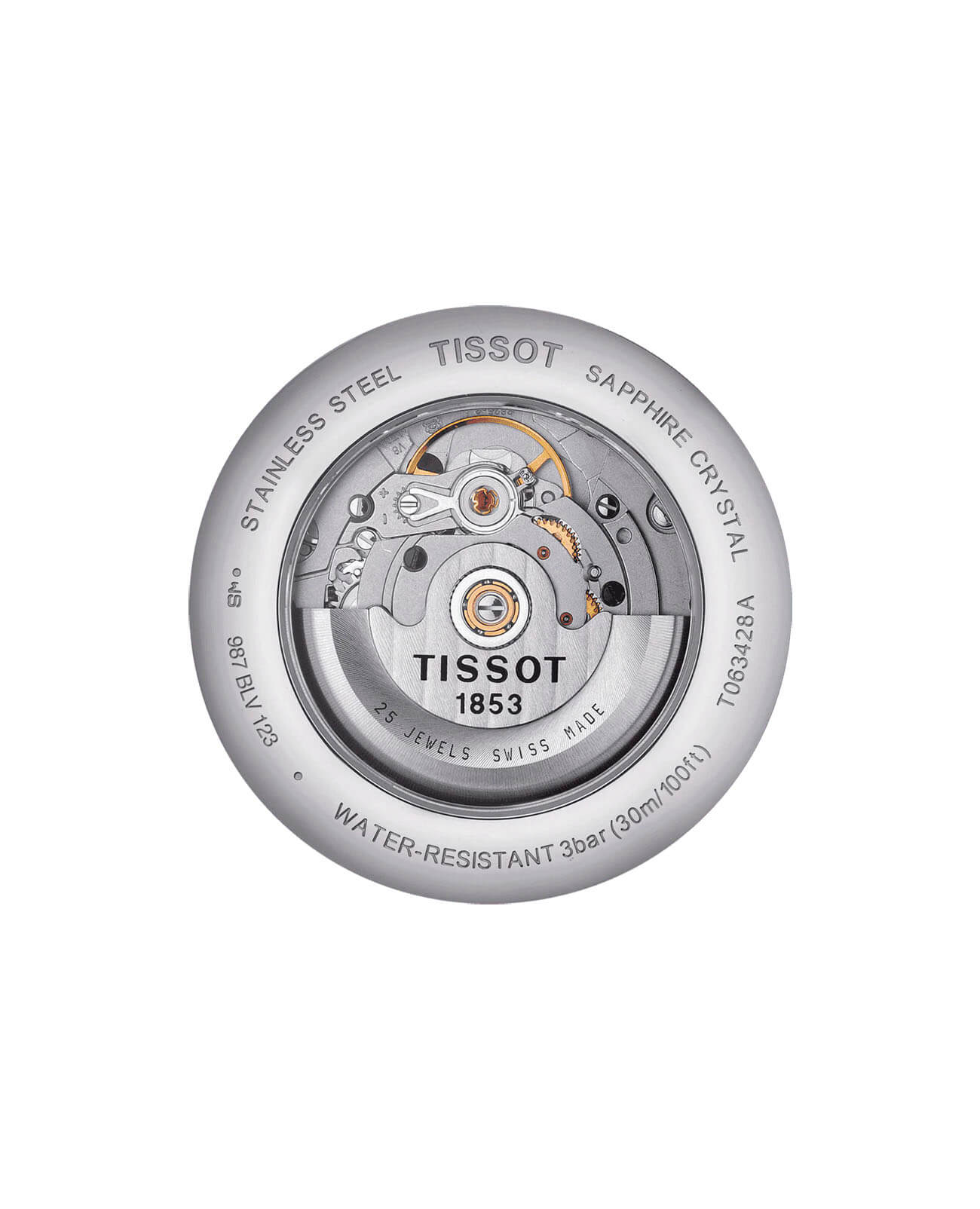 Tissot Tissot Tradition Automatic Small Second T063.428.22.038.00, t-classic швейцария мужские часы на браслете сталь c pvd покрытием боковой вид