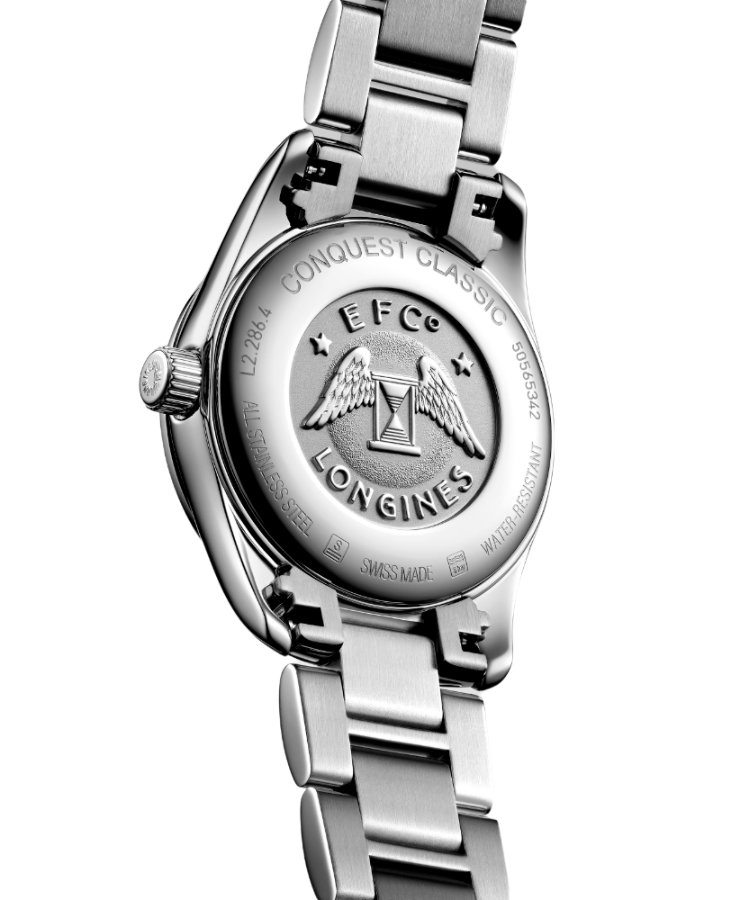 Longines Longines Conquest Classic L2.286.4.87.6 , наручные женские часы фото под углом