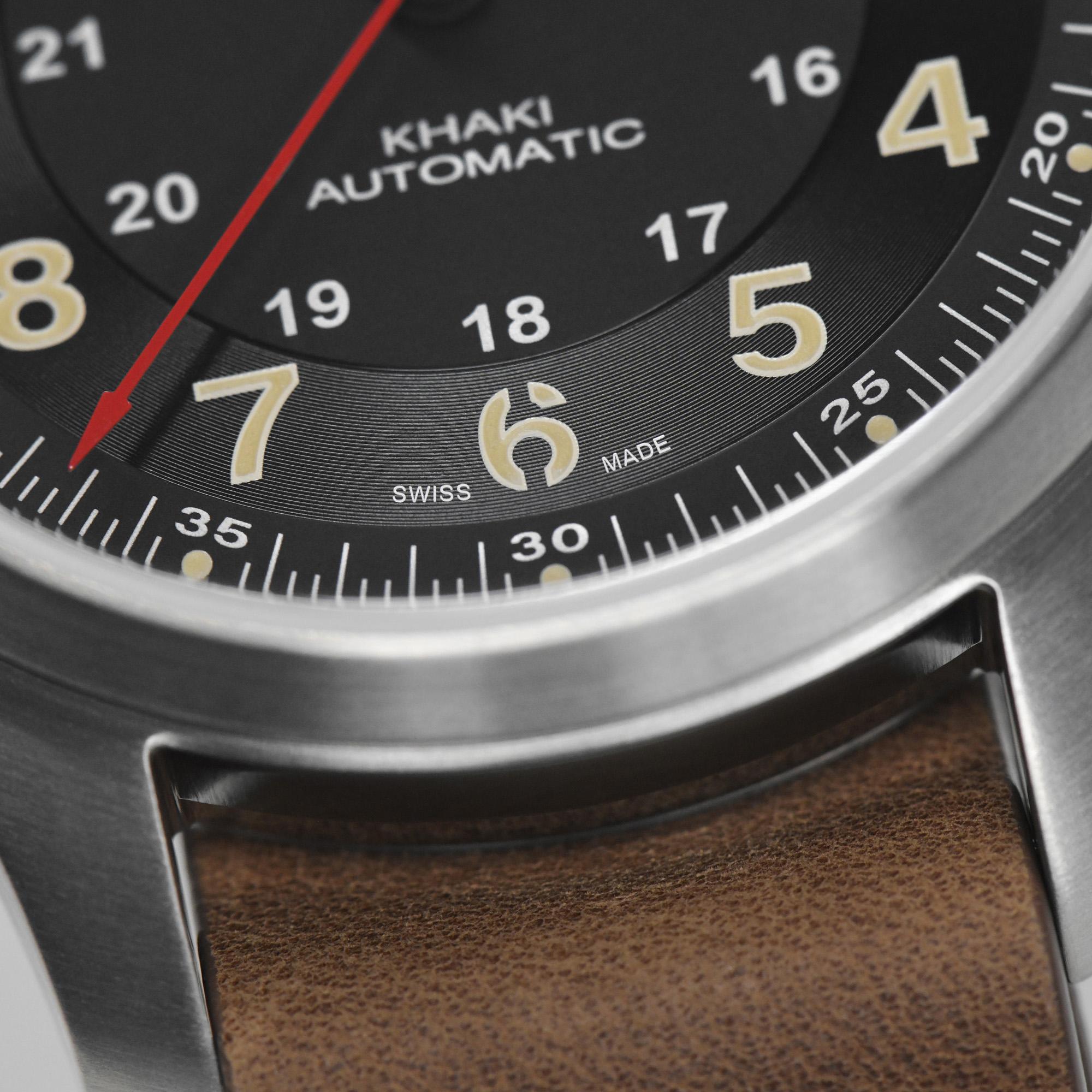 Hamilton Hamilton Khaki Field Titanium Far Cry® 6 H70645533 мужские часы черный циферблат на запястье
