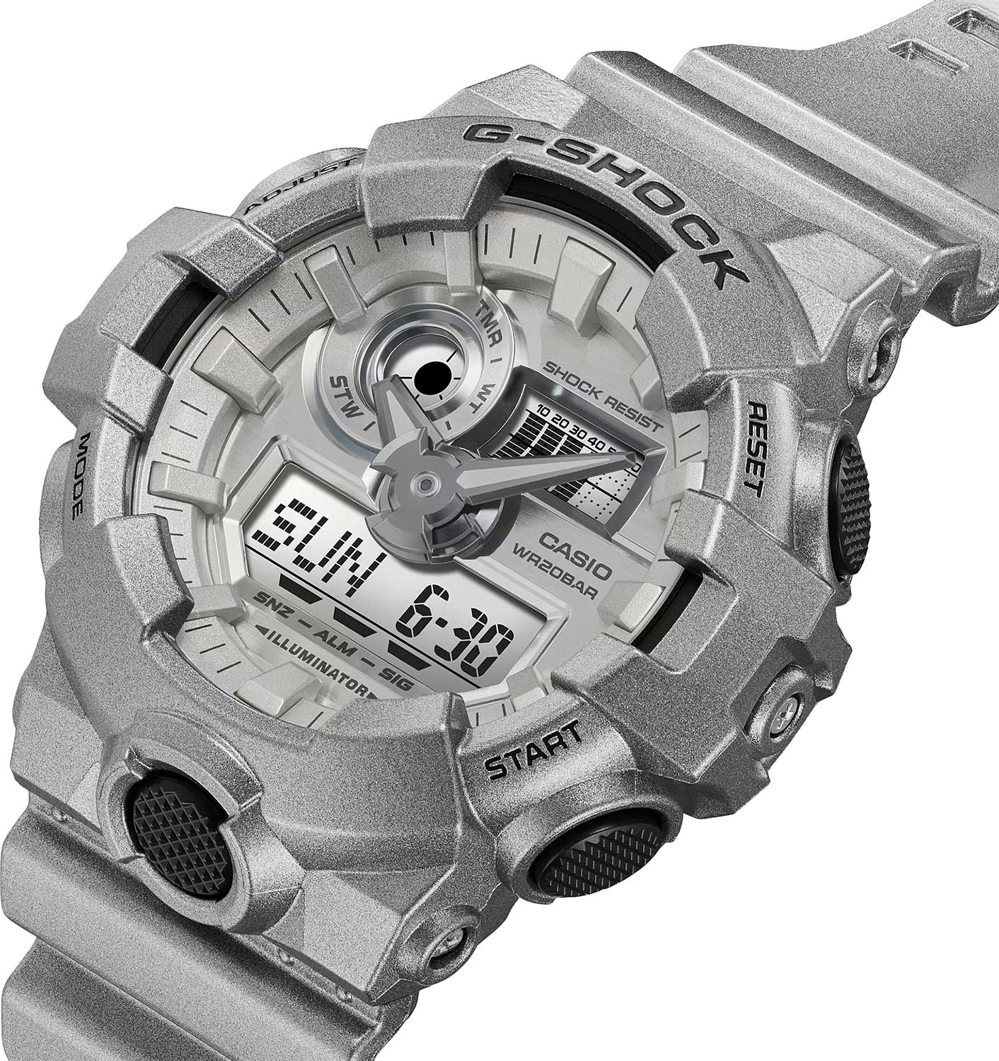 Оригинальные часы Casio Casio G-Shock GA-700FF-8ADR электронные калибр механизма  общий вид