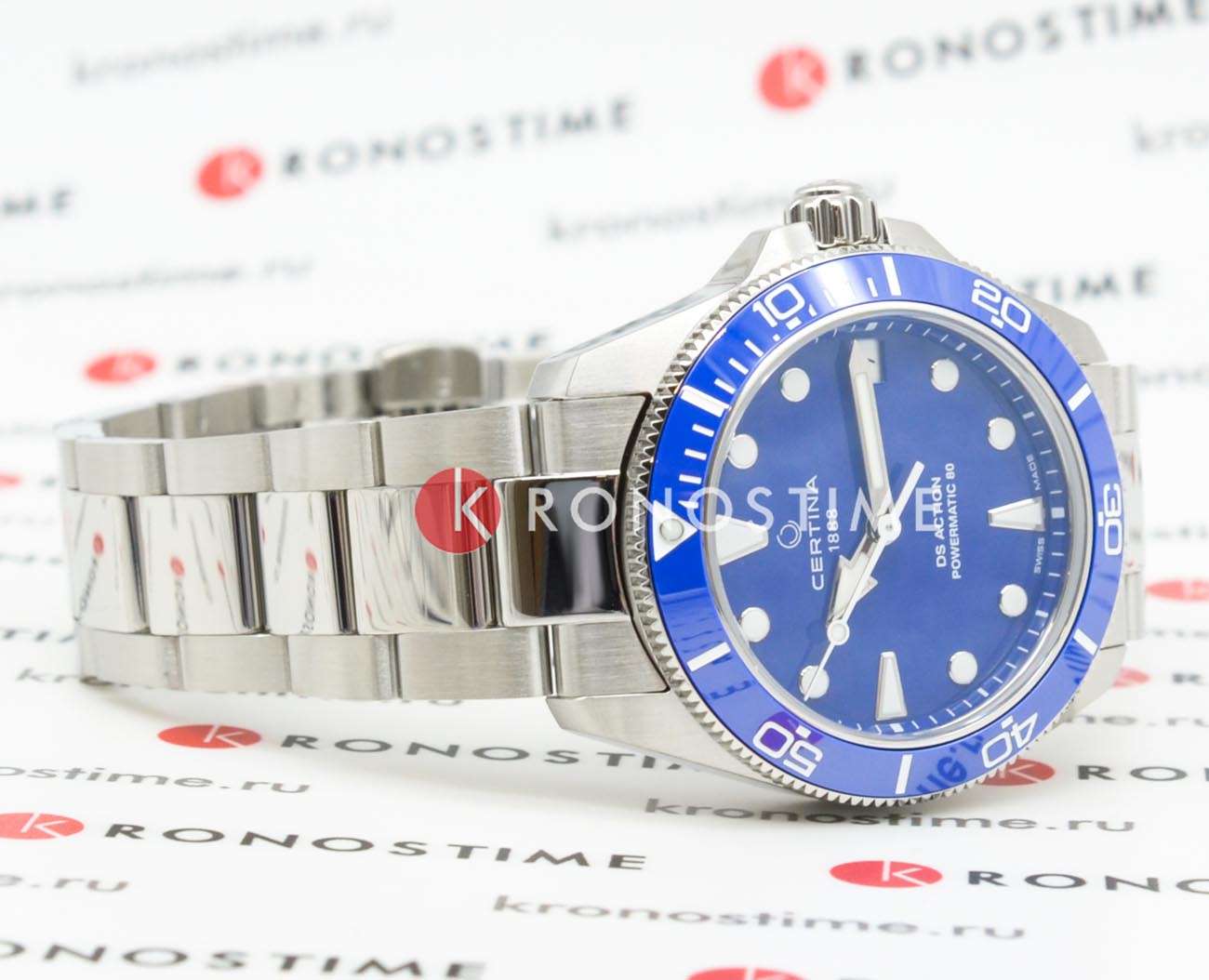 Оригинальные часы Certina Certina DS Action Lady C032.007.11.041.00 механические калибр механизма powermatic 80.611 общий вид