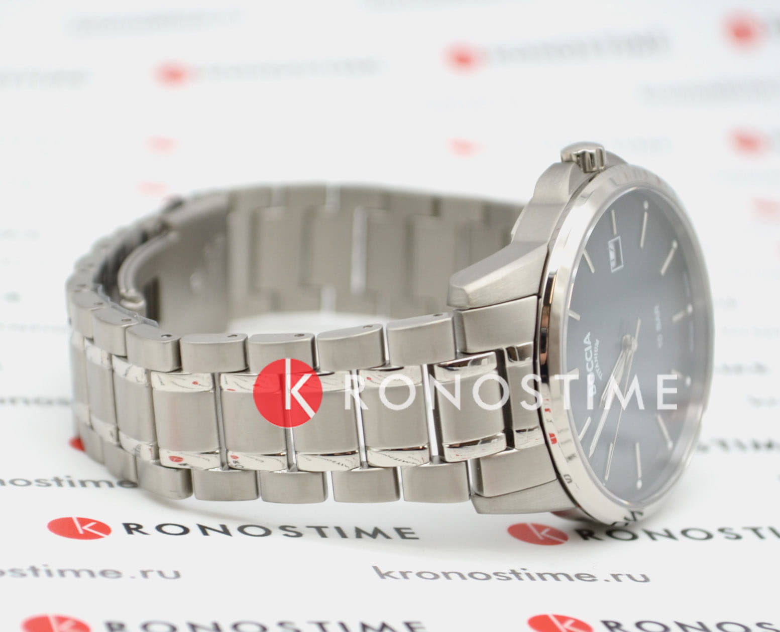 Boccia Titanium Boccia Titanium Circle-Oval 3633-07 кварцевые мужские часы часы крупный план черный циферблата