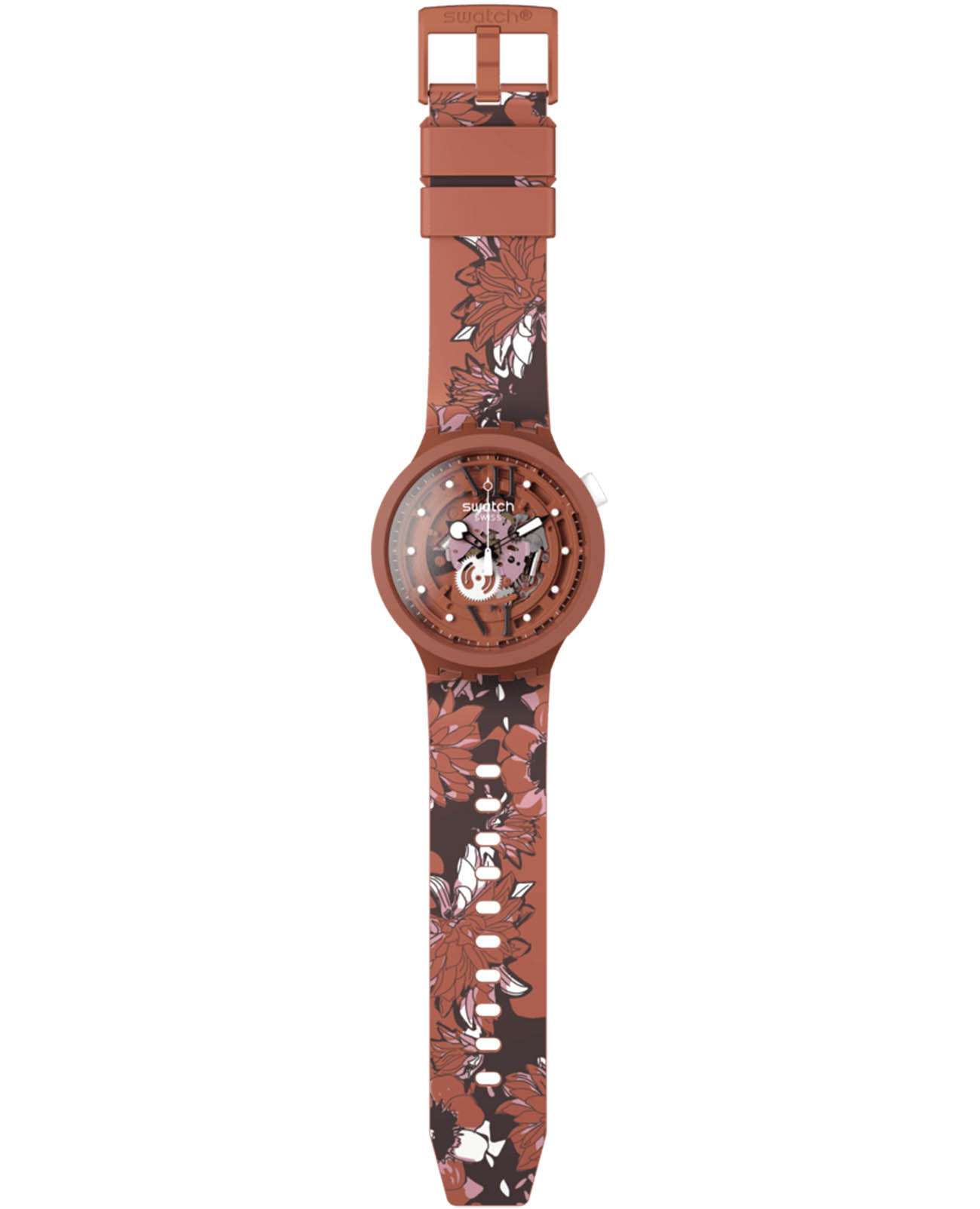 Swatch Swatch Big Bold Biosourced Lacquered SB05C100 , наручные мужские часы фото под углом