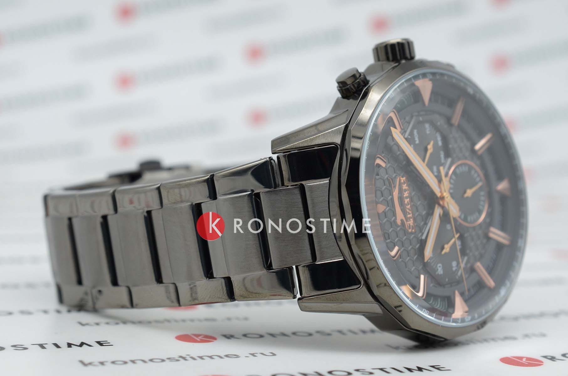 Slazenger Slazenger SL.09.2216.2.02 мужские часы черный циферблат на запястье