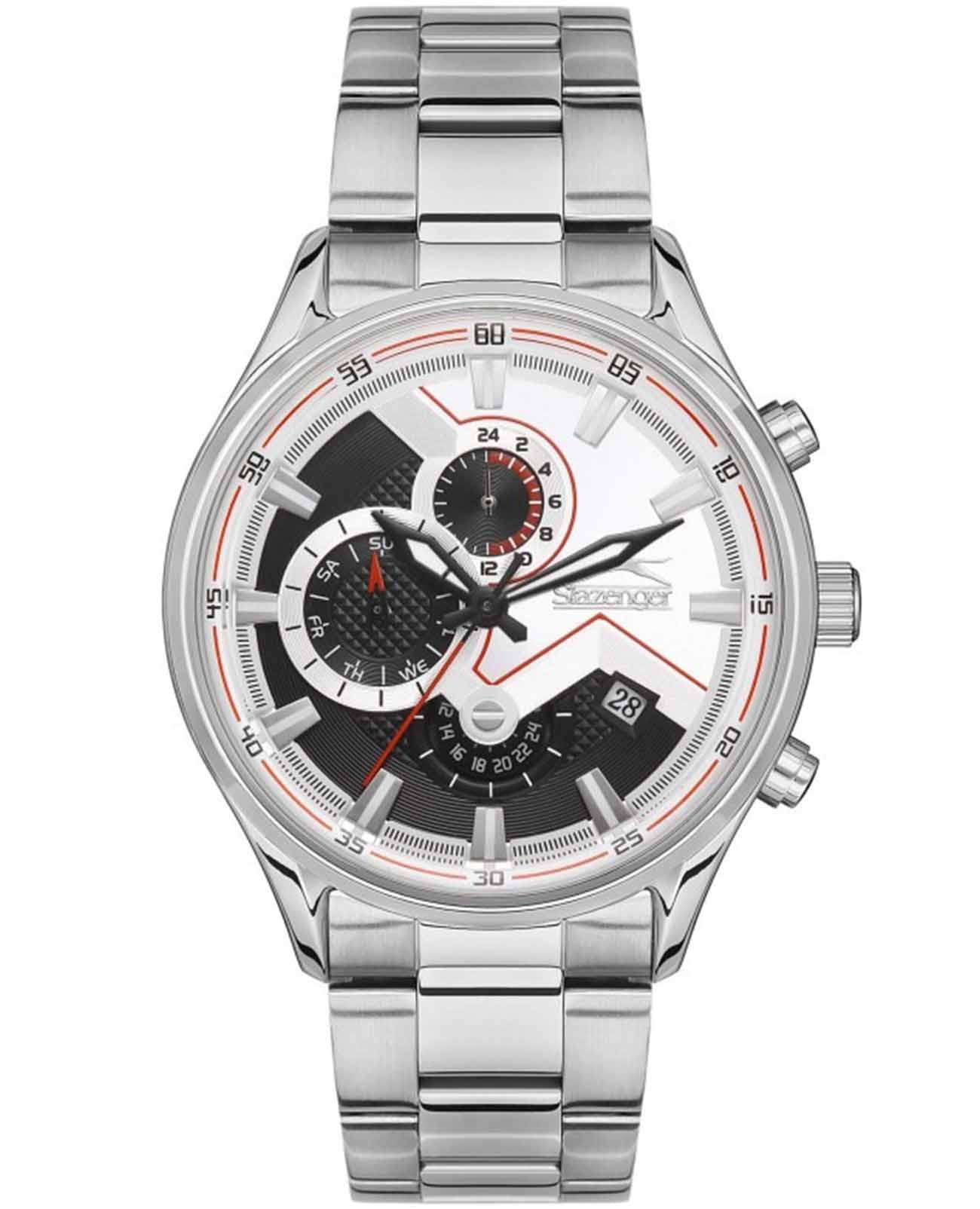 Slazenger Slazenger SL.09.2146.2.05  SL.09.2146.2.05 кварцевые мужские часы  циферблат, браслет суперметалл — вид спереди