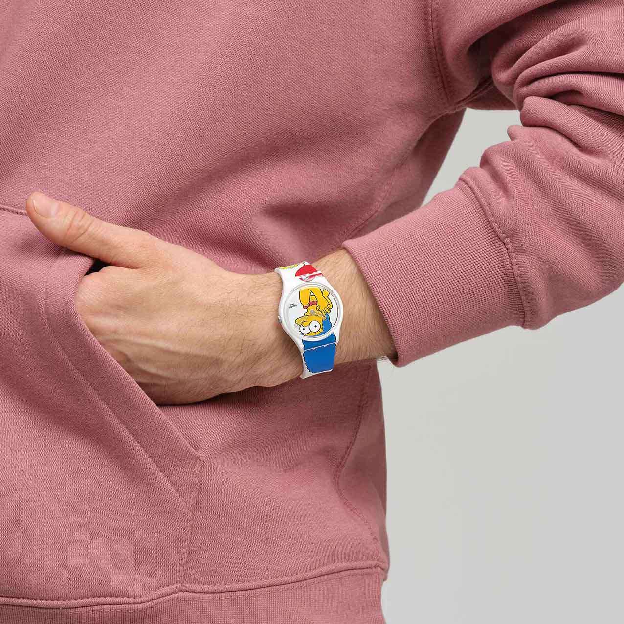 Swatch Swatch Gent Biosourced Standart SO28Z116 женские часы цветной циферблат на запястье
