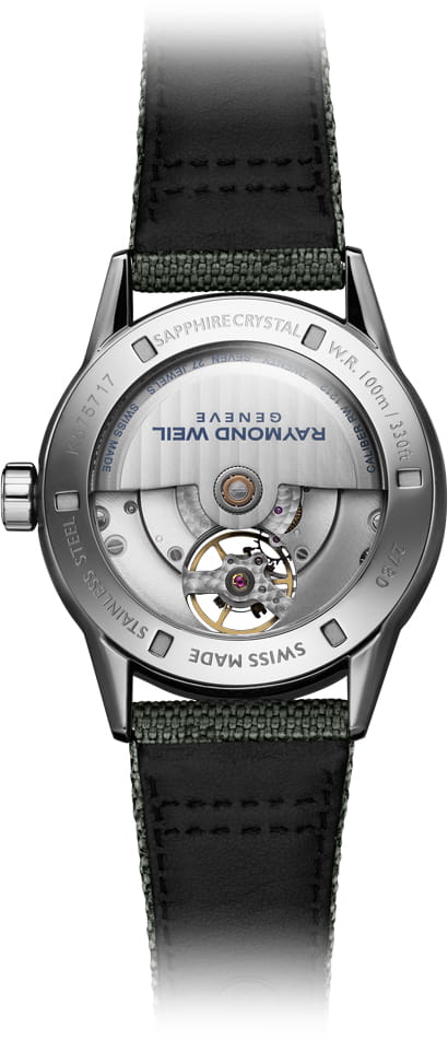 Raymond Weil Raymond Weil 2780-STC-52001 мужские часы зеленый циферблат на запястье