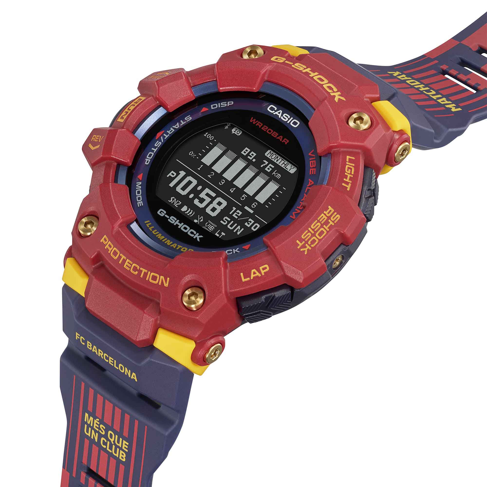 Оригинальные часы Casio Casio G-Shock GBD-100BAR-4DR (GBD-100BAR-4E) электронные калибр механизма  общий вид