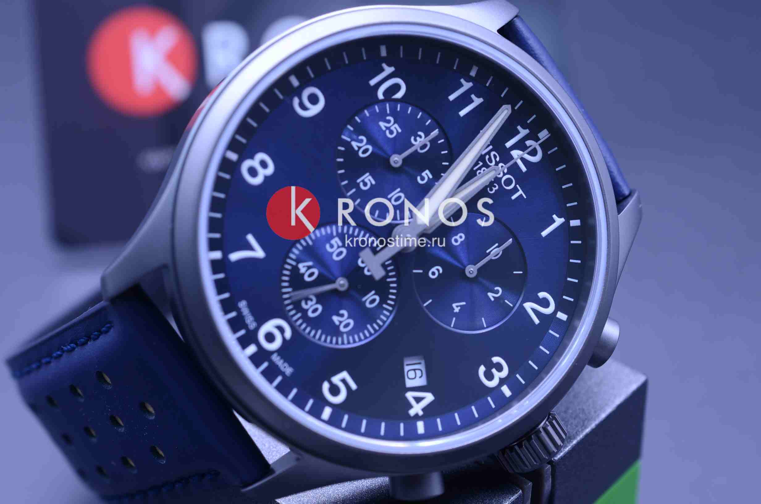 Tissot Tissot Chrono XL Russia Special Edition 2019 T116.617.36.047.02 кварцевые мужские часы часы крупный план синий циферблата