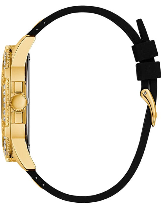 Guess Guess W1132G1,  сша мужские часы на браслете силикон боковой вид