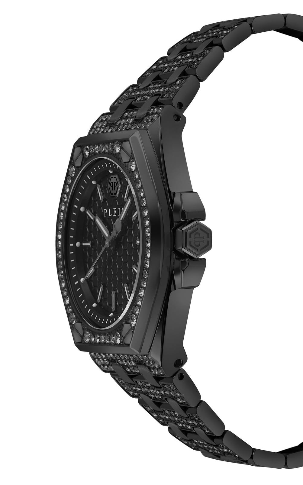 Philipp Plein Philipp Plein Extreme Lady PWJAA1022  — детали корпуса и нержавеющая сталь с ip-покрытием