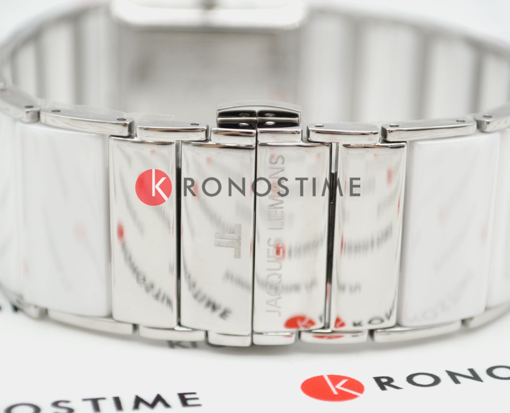 Jacques Lemans Jacques Lemans Dublin 1-1940B женские часы белый циферблат на запястье