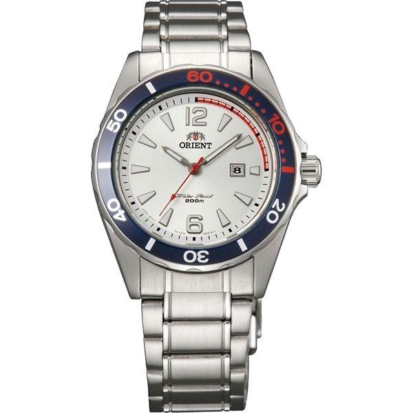 Orient Orient SZ3V001W (FSZ3V001W)  FSZ3V001W  женские часы белый циферблат, браслет  — вид спереди