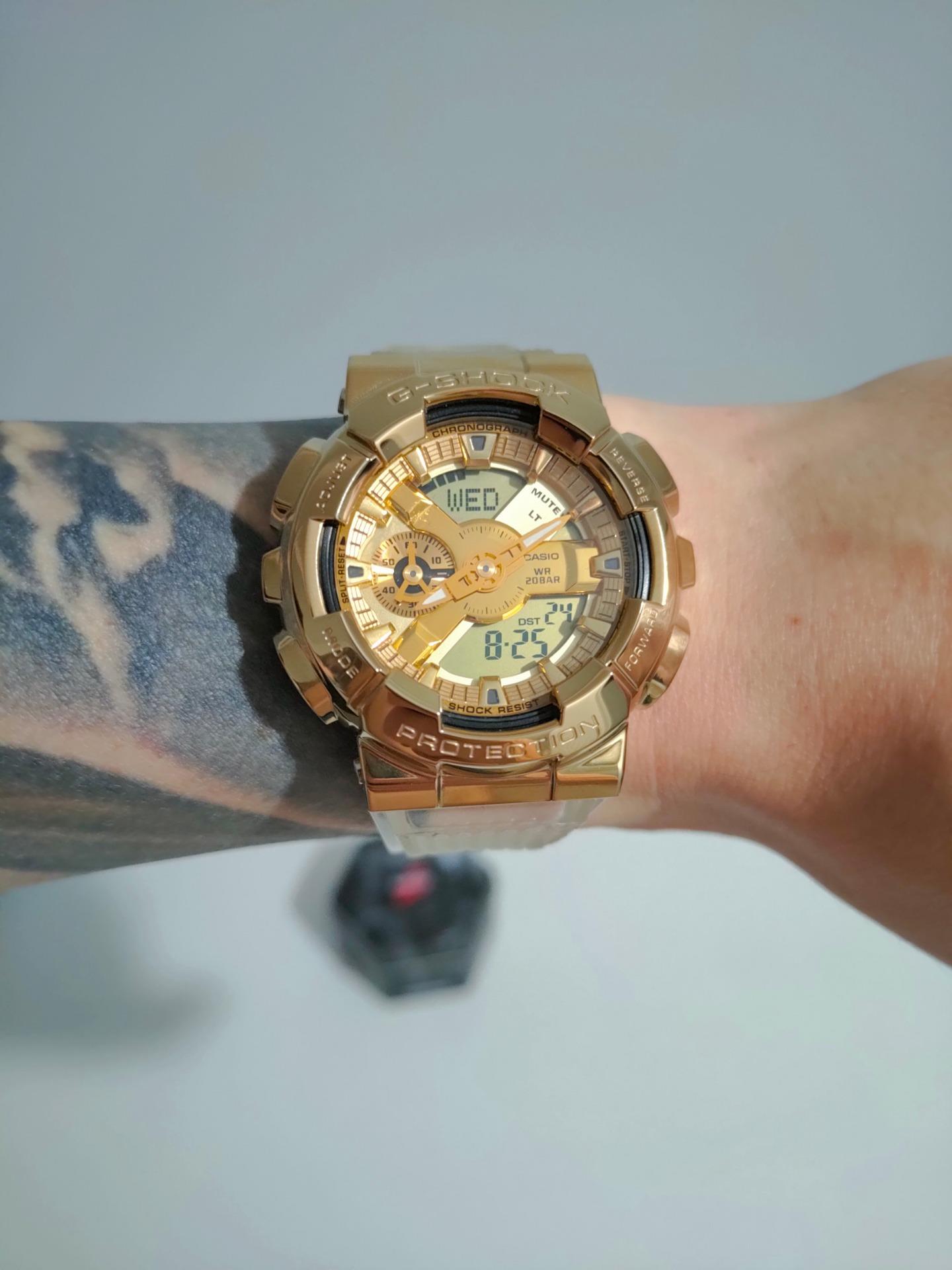 Оригинальные часы Casio Casio G-Shock GM-110SG-9AER электронные калибр механизма  общий вид