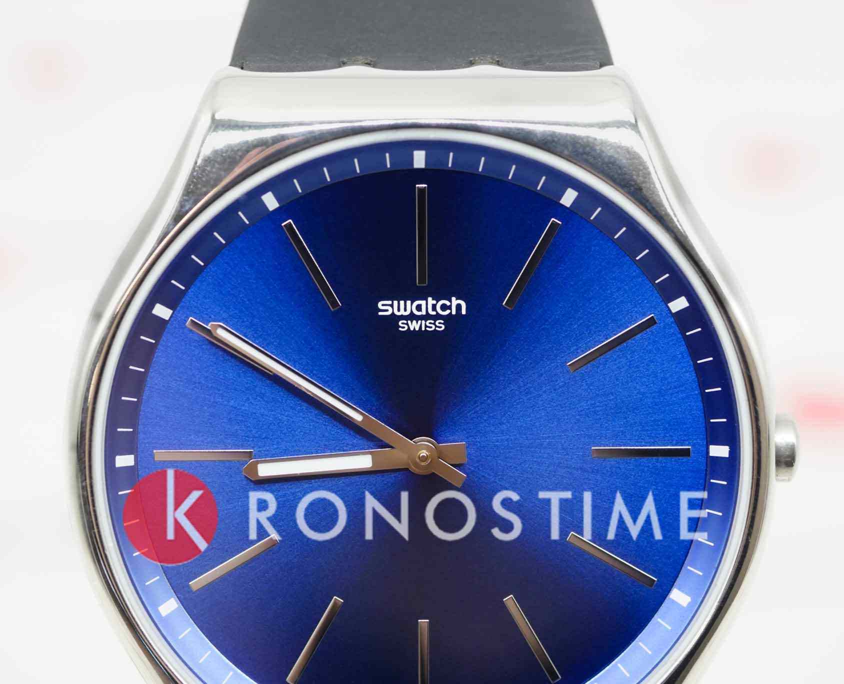 Swatch Swatch Skin Irony 42 SS07S125, irony швейцария мужские часы на браслете кожаный боковой вид