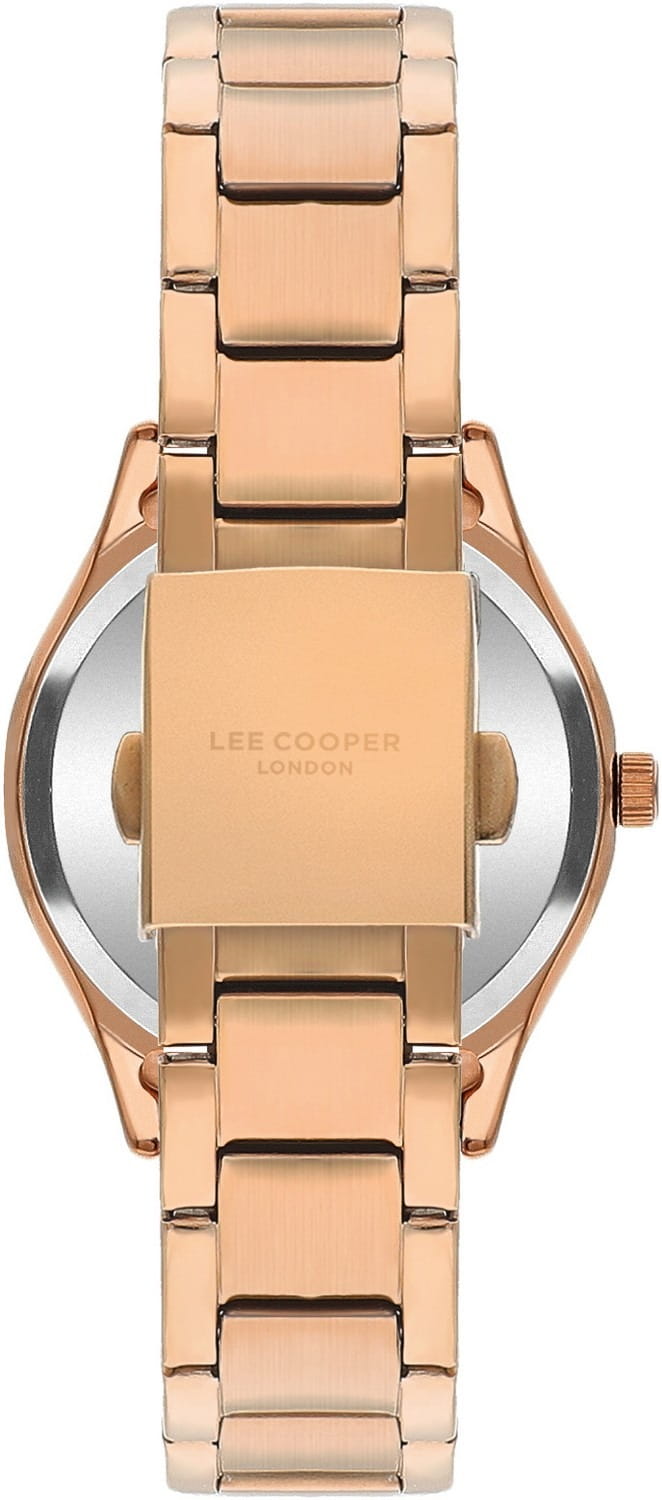 Lee Cooper Lee Cooper LC07958.450,  англия женские часы на браслете нержавеющая сталь с ip-покрытием боковой вид