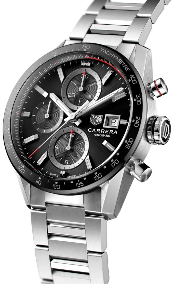 TAG Heuer TAG Heuer Carrera CBM2110.BA0651 мужские часы черный циферблат на запястье